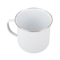Produit phare promotionnel : Marque Kimleyda, origine Guangdong, 12oz, en métal émaillé, revêtement en poudre, couleurs et logo personnalisables, pour camping et voyage