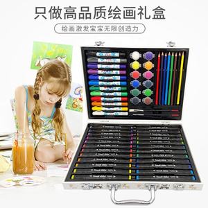 Ensemble de stylos à <span class=keywords><strong>aquarelle</strong></span> pour enfants unisexe 003, bâton coloré en plastique durable, pinceau, stylo à <span class=keywords><strong>dessin</strong></span>, jouets inspirés des <span class=keywords><strong>animaux</strong></span> - Product Image 2