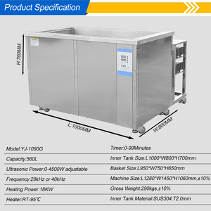 Máquina de Limpieza Ultrasónica Industrial, <span class=keywords><strong>Lavadora</strong></span> de Piezas, Calentador Ultrasónico <span class=keywords><strong>para</strong></span> Bloque de Motor, Dispositivo de Lavado de Piezas de Automóviles, Herramientas - Product Image 2