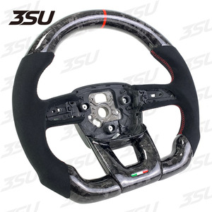 Pour <span class=keywords><strong>Lamborghini</strong></span> Gallardo URUS Aventador Hurcan LP550 LP560 LP570 Audi Q5 Sport cuir forgé volant en Fiber de carbone - Product Image 3