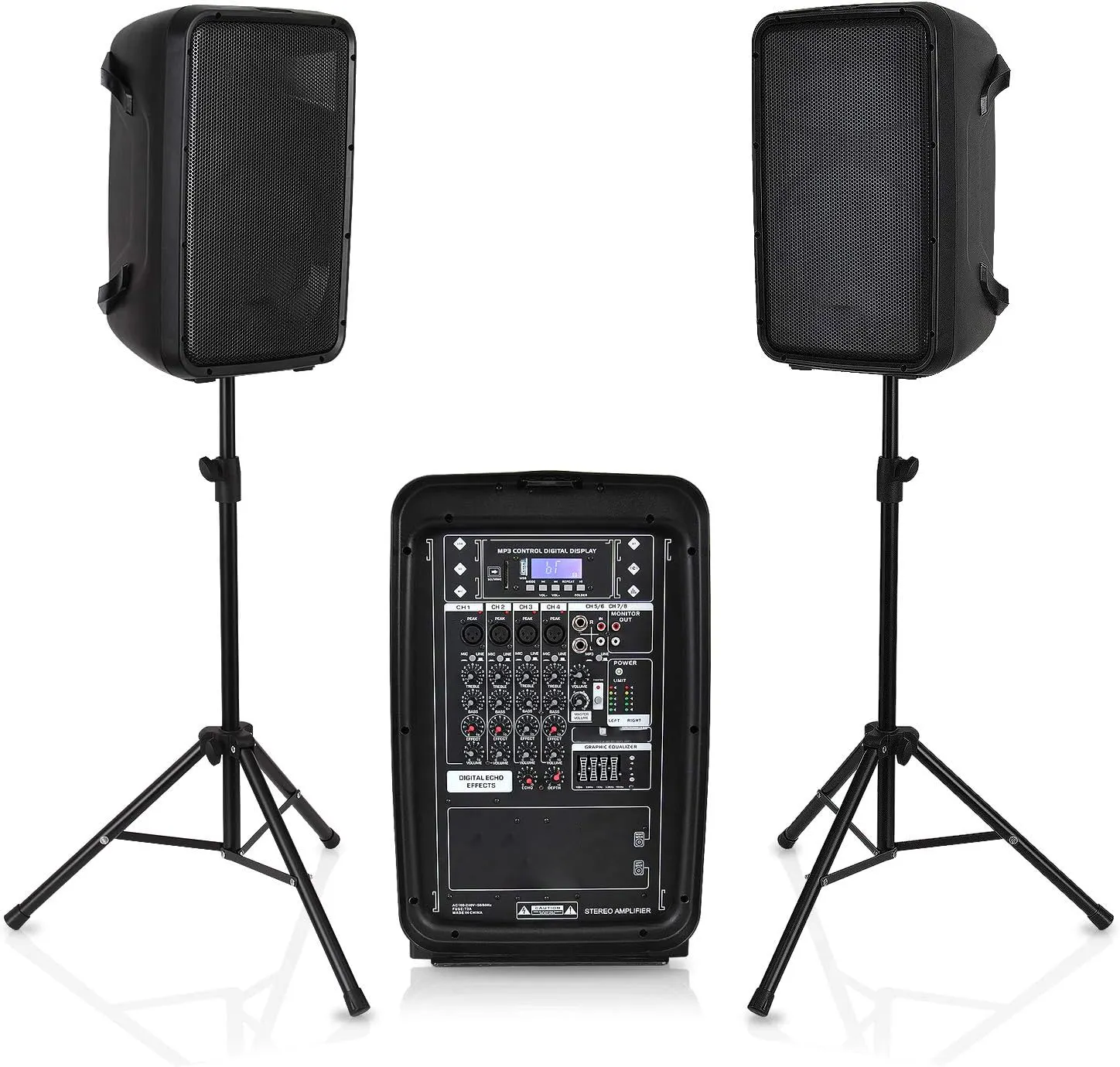 Altoparlanti Line array audio professionale 15 pollici 2 vie 500W alimentato attivo PA audio sistema amplificatore modulo chiesa altoparlante