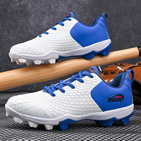 Chaussures de baseball personnalisées en gros, respirantes, à crampons texturés, pour l'entraînement sportif en extérieur et le softball