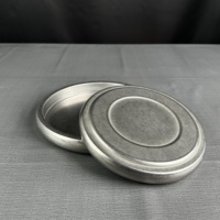 Plateau de boeuf rond à double couche en acier inoxydable durable et élégant pour servir des plats et des assiettes coréens ensembles d'assiettes à dîner