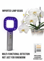 Woods lamp with 2X Magnifier detect pet skin care veterinary hospital supplies for dogs and cats