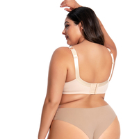 Ensemble Soutien-Gorge et Culotte Femme Grande Taille à Armatures Push-Up Bonnets Profonds Couvrance Totale