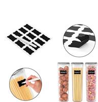 Récipients hermétiques pour le stockage des aliments avec couvercles 4 boîtes de stockage en plastique pour l'organisation de la cuisine et du garde-manger Boîtes pour aliments secs