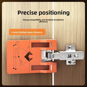 Imbot Placa de Fijación de Acero Inoxidable para Bisagras de Puertas de Armario, con Espaciado Ajustable, de Instalación Rápida, Plegable y con Fuerte Imán - Product Image 1