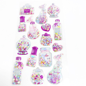 Promotion Cute Cartoon Children Gift Custom Design 3D Puffy Kid Self-Adhesive Wall Stickers
