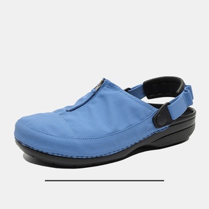 Men's summer new style flip-flops breathable lightweight casual shoes Simple design <b>half</b>-sole soft tread lazy people shoe - Product Image 1