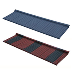 Traditionelles Design Stein beschichtete Dachziegel Aluminium Zink legierung Stahl und Ton Materialien für Gebäude anwendungen - Product Image 5