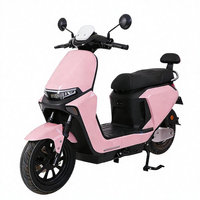 Moto électrique 60V 1000W pour adultes, scooter électrique de course haute vitesse, cyclomoteur électrique 3 vitesses à faible encombrement, moto électrique à deux roues