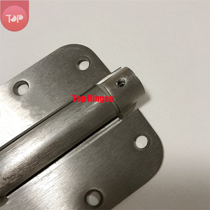 Charnière <span class=keywords><strong>de</strong></span> <span class=keywords><strong>porte</strong></span> à ressort en acier <span class=keywords><strong>de</strong></span> 3,5 pouces pour cuisine, chambre, extérieur et entrée - Fermeture douce, installation facile - Product Image 3