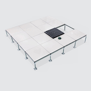 Panel de Suelo Elevado de Acero Antiestático de Alta Resistencia 600x600mm con Núcleo de Cemento y Conductividad Eléctrica para Centros de Datos y Edificios de Oficinas - Product Image 1