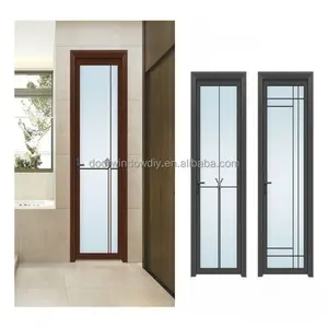 Portes DIY Plant aluminium portes en verre portes latérales suspendues outswing inswing personnalisé pour Maison Guatemala