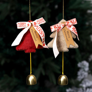 Merry Christmas Hanging Christmas Decorations Plush Xmas <b>Tree</b> Bell Christmas Hanging Ornaments for <b>Tree</b> - Product Image 5