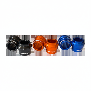 Para KTM SX 250 94-12 espaciadores de rueda trasera 20mm aleación roja con acabado cromado - Product Image 1