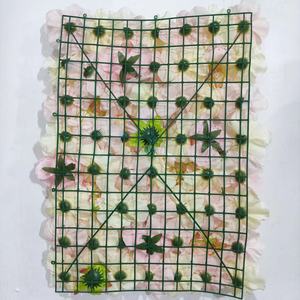 Đám Cưới Sân Khấu Hoa Tường Trang Trí Nội Thất Giá Rẻ Giá Hồng Backdrop Bảng Điều Chỉnh Cuộn lên Vải Vải Lụa Hoa Tường - Product Image 5