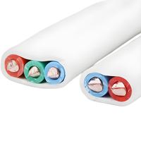 Hochbelastbares Massives Kupfer BVVB Typ Flachkabel PVC-Isoliert Nicht-Metallisch Ummanteltes Doppel-Flachkabel 1,5mm2 2,5mm2