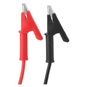 4毫米香蕉插头鳄鱼夹测试探针引线1米1000V/15A电线电缆测试引线套件1对 - Product Image 3