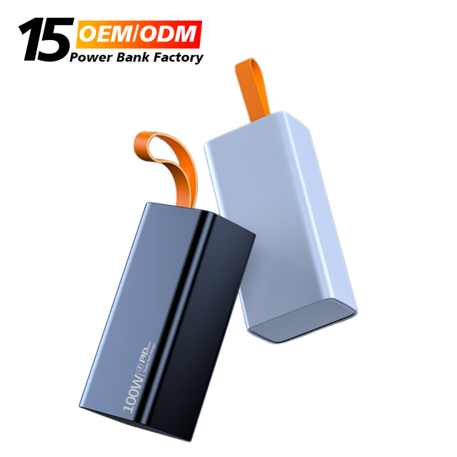 Portable 100W+65W PD+QC Outdoor Laptop Power Bank With Light Large Capacity Super Fast Charging Power Banks 50000mAh for Laptops