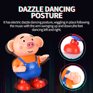 Venda quente bateria operado musical dança robô brinquedo com luz led para crianças - Product Image 3