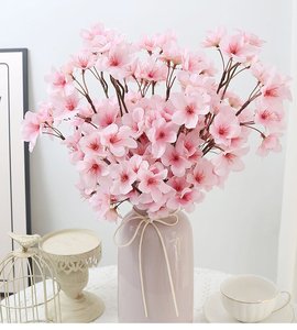 Branche <span class=keywords><strong>de</strong></span> cerisier artificielle rose en soie, longue tige, pour décoration <span class=keywords><strong>de</strong></span> <span class=keywords><strong>printemps</strong></span>, maison, mariage, vase, vente en gros - Product Image 1
