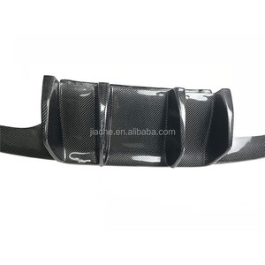 In Fibra di carbonio/FRP diffusore Posteriore Paraurti Lip Grembiuli per <span class=keywords><strong>BMW</strong></span> Serie <span class=keywords><strong>2</strong></span> F87 M2 Coupé <span class=keywords><strong>2</strong></span> Porte 2016 2017 V stile Paraurti Posteriore Hugger - Product Image 5