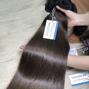 Nouveau design noué à la main extension de cheveux en trame haut à la mode couleur super dessinée qualité naturelle droite ondulée teinte par Genius Weft - Product Image 6