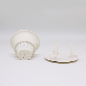 Filtre d'égouttoir dentaire en plastique avec valve pour fauteuil dentaire, blanc, certifié CE Classe I, fonctionnement manuel - Product Image 1