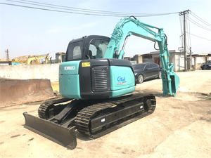 Mini-excavatrice d'occasion Kobelco Sk70sr de 7 tonnes à bas prix, équipement de mini-excavatrice de haute qualité Sk70 avec pouce hydraulique - Product Image 2
