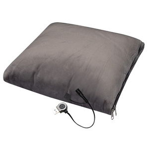 Couverture chauffante 150x105cm, alimentée par USB, chauffage rapide, pour camping en plein air, avec taie d'oreiller et adaptateur - Product Image 2