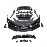 Kit carrosserie pour Chevrolet Corvette C8 Z06 2023-2024, pare-chocs avant, pare-chocs arrière, diffuseur, capot en fibre de carbone