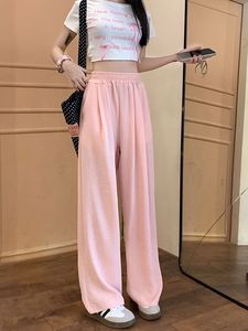 Nuovi <span class=keywords><strong>Pantaloni</strong></span> Palazzo da <span class=keywords><strong>Donna</strong></span> Multicolore <span class=keywords><strong>in</strong></span> Seta Ghiaccio 2026 - Tessuto <span class=keywords><strong>in</strong></span> Acetato, <span class=keywords><strong>Vita</strong></span> Elastica, Vestibilità Ampia, <span class=keywords><strong>Pantaloni</strong></span> Lounge - Product Image 6