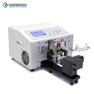 EW-07B Automatic Double Wires Cutting Stripping And Twisting Machine Cable Twisting Peeling Machine