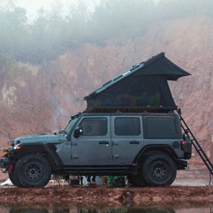 Automatic Waterproof Hard Shell Lightweight Foldable Car Roof Top Camping Tent Abs Car Rooftop Tent For Off Road Outdoor Travel - Product Image 2