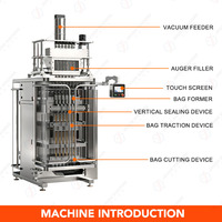 Geavanceerde multi-lane verpakkingsmachine voor Kale poederstickzakjes, volautomatisch, 6 banen, voor fruit- en groentepoeder.