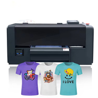 Mesin Printer DTF Otomatis Presisi Tinggi Baru 30cm dengan Dual Head Epson XP600 untuk Transfer Kaos Digital dengan Papan Hoson