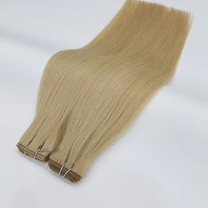 <span class=keywords><strong>Extension</strong></span> <span class=keywords><strong>capelli</strong></span> umani vera e propria <span class=keywords><strong>capelli</strong></span> cucitura trama genio russo - Product Image 6