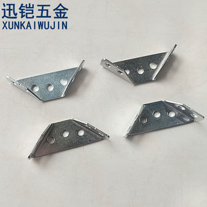 Soporte de Esquina Triangular de Acero Inoxidable Xunkai Wujin con 3 Orificios, Reforzado, para Fijación de Gabinetes a la Pared, Accesorio de Ferretería - Product Image 4