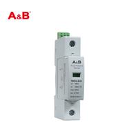 Dispositif de protection contre les surtensions de type AC A&B T2 1/2/3/4P SPD avec courant de décharge maximal de 40 kA, protection contre la foudre certifiée CB