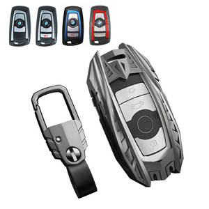 Housse de <span class=keywords><strong>porte</strong></span>-clés pour voiture <span class=keywords><strong>BMW</strong></span> avec <span class=keywords><strong>porte</strong></span>-clés compatible avec <span class=keywords><strong>BMW</strong></span> 2 5 6 7 Series X1 <span class=keywords><strong>X2</strong></span> X3 X5 X6 X7 2009-2014 - Product Image 1