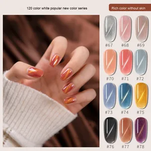 Risyal UV phototherapy sơn móng tay keo Set New bán buôn Cat Eye đầy đủ Jelly keo Ice Trong Suốt LED chai cho Nail Art Salon - Product Image 2