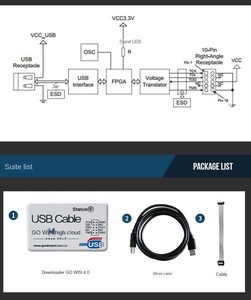 Gowin FPGA PL-USB-CABLE-GOWIN tải xuống Bộ nhớ ghi v4.0/5.0 - Product Image 6