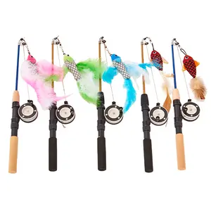 fishing rod cat toy, fishing rod cat toy Suppliers and Manufacturers at