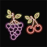 Kersenrood Esthetisch Fruit Nacht Neon Licht Led Borden Wanddecoratie Voor Slaapkamer Party Game Room Bedrijven Ziekenhuizen