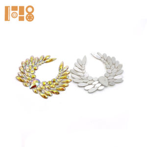 2025 Carnaval Ailes Décoration Strass Applique Hot Fix Patch AB Couleur Vêtements Conception Repassage DIY Décoration en Stock - Product Image 6