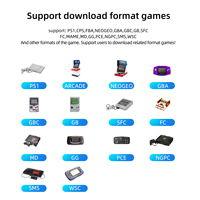 Console de jeu Miyoo Mini + Retro avec écran de 3.5 pouces Jeux vidéo classiques Mémoire de 64 Go Connectivité Wi-Fi Réservation requise