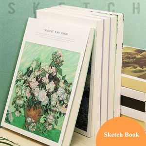 New Style Aesthetically Creative Sketch Exercise Book Sublimation <b>Blanks</b> <b>Notebook</b> A6 Gift PU Leather Custom Logo - Product Image 2