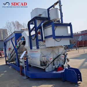 Fabrika fiyat yapı iş istasyonu beton ekipmanları HZS25 mobil küçük Rmc beton harmanlama santrali fiyat - Product Image 3