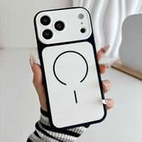 Coque de téléphone intégrale QY pour hommes en TPE de couleur unie, peinte par pulvérisation, avec cache-objectif détachable et trous d'appareil photo agrandis pour 14 15